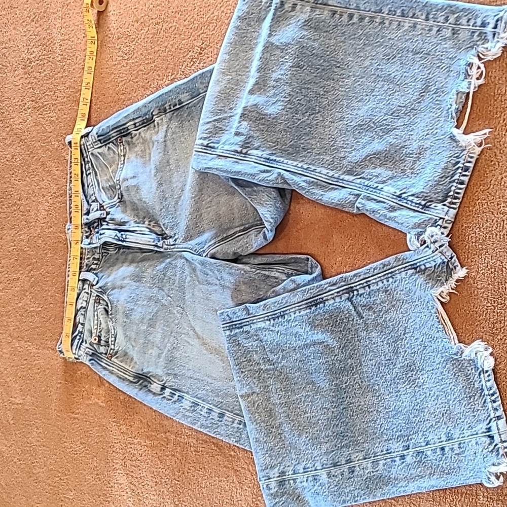 American eagle super high rise baggy wide leg jeans